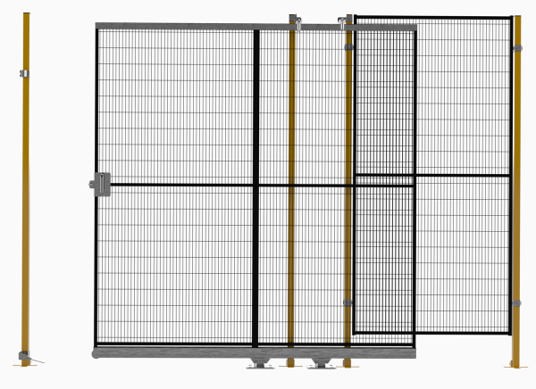 Ecosteel 30 Schiebetür GG 20x100 1000 x 2250